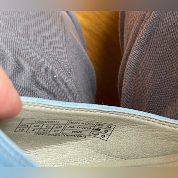 Vionic Loika Leather Cap Toe Espadrille Wedge Size 10 - Picture 12 of 12